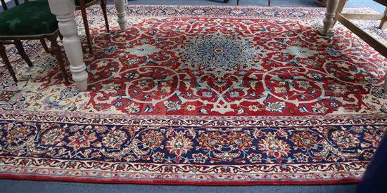 A Najaf Abad carpet 385 x 254cm approx.